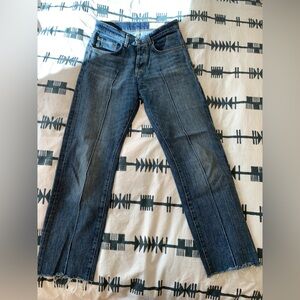 Imogene + Willie Wyatt Montrose raw hem jeans size 24